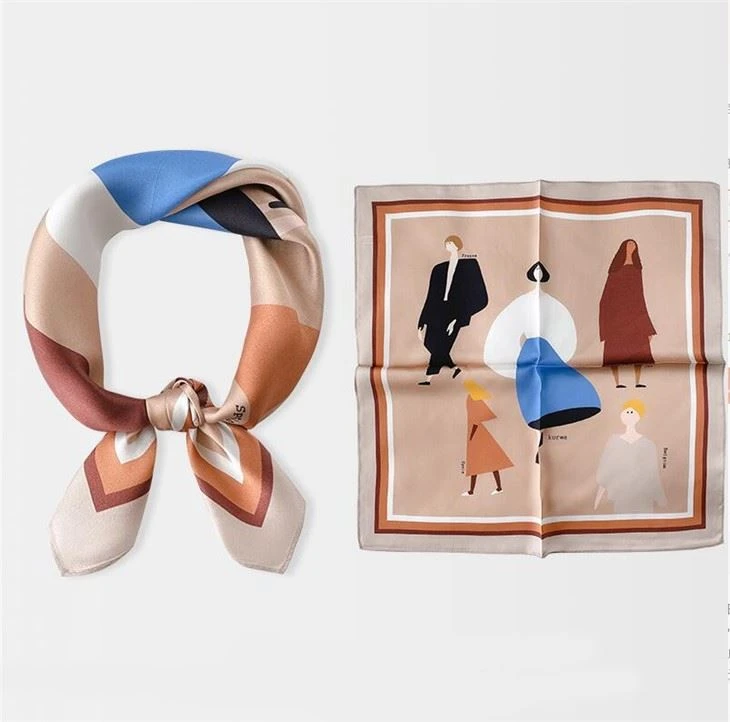 Wholesale Custom Lady Silk Scarf Factory